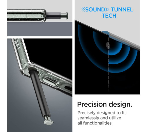 Чехол Spigen для Samsung Galaxy S23 Ultra Liquid Crystal Glitter, Crystal Quartz