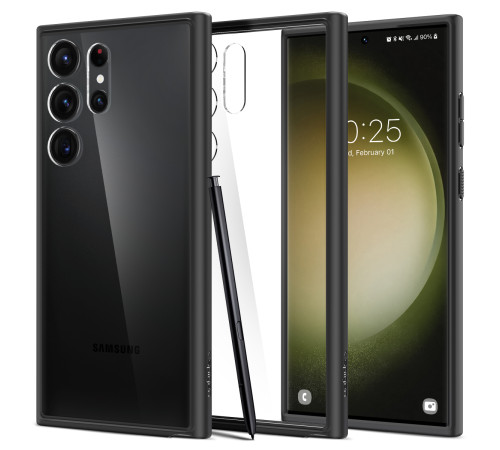 Чехол Spigen для Samsung Galaxy S23 Ultra Ultra Hybrid, Matte Black