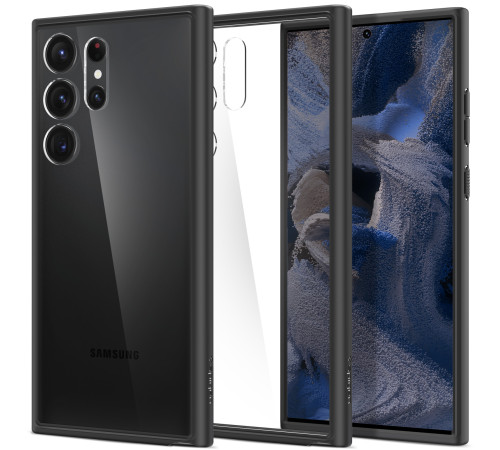 Чехол Spigen для Samsung Galaxy S23 Ultra Ultra Hybrid, Matte Black