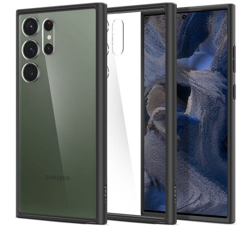 Чехол Spigen для Samsung Galaxy S23 Ultra Ultra Hybrid, Matte Black