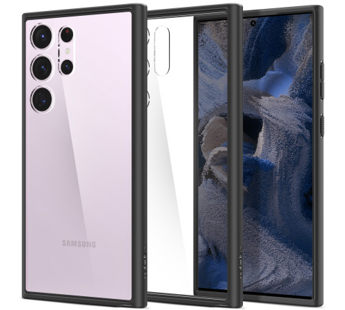 Чехол Spigen для Samsung Galaxy S23 Ultra Ultra Hybrid, Matte Black