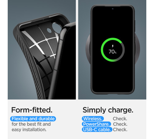 Чехол Spigen для Samsung Galaxy S23+ Liquid Air, Matte Black