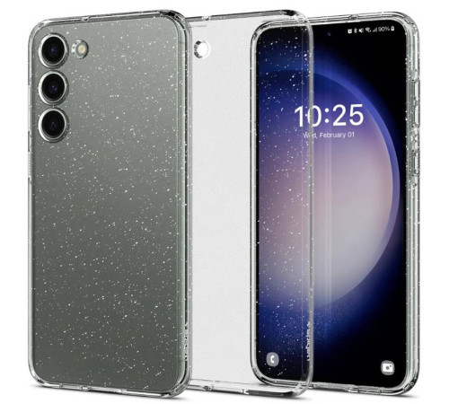 Чехол Spigen для Samsung Galaxy S23+ Liquid Crystal Glitter, Crystal Quartz
