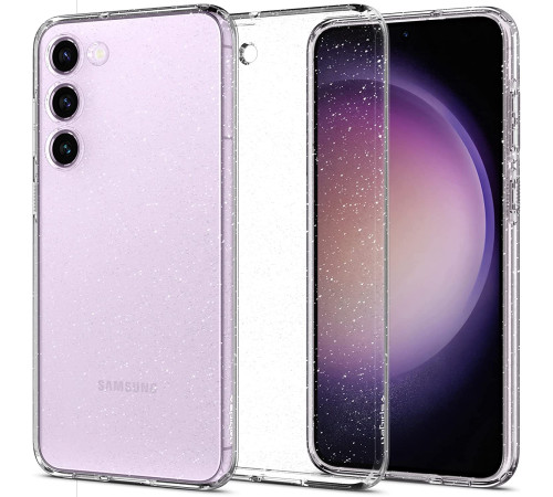 Чехол Spigen для Samsung Galaxy S23+ Liquid Crystal Glitter, Crystal Quartz