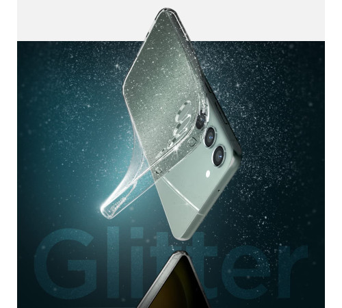 Чехол Spigen для Samsung Galaxy S23+ Liquid Crystal Glitter, Crystal Quartz