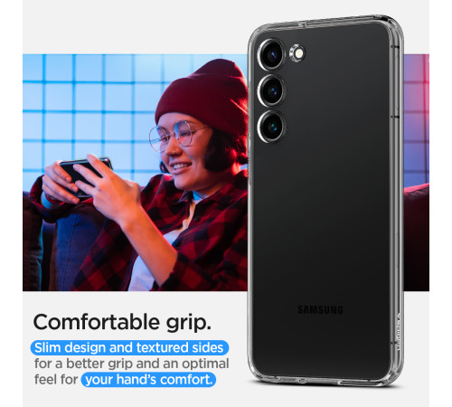 Чехол Spigen для Samsung Galaxy S23+ Liquid Crystal, Crystal Clear