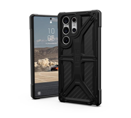 Чехол UAG для Samsung Galaxy S23 Ultra Monarch, Carbon Fiber
