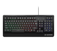 Игровая клавиатура 2E Gaming KG320 LED USB Black Ukr