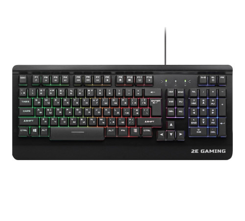 Ігрова клавіатура 2E Gaming KG320 LED USB Black Ukr