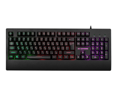 Игровая клавиатура 2E GAMING KG330 LED USB Black Ukr (2E-KG330UBK)