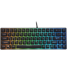 Ігрова клавіатура 2E GAMING KG345 RGB 68key USB Transparent (2E-KG345TR)