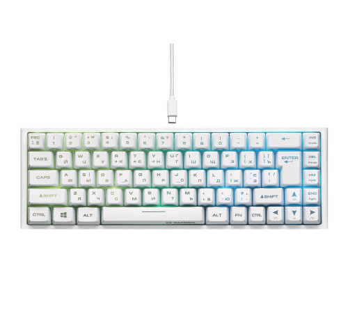 Клавиатура игровая 2E Gaming KG350 RGB White (2E-KG350UWT)