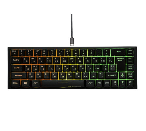 Клавиатура игровая 2E Gaming KG360 RGB WL Black (2E-KG360UBK)