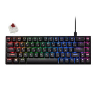 Клавиатура игровая 2E Gaming KG370 RGB Gateron Brown Switch Black (2E-KG370UBK-BR)