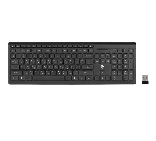 Клавіатура 2E KS210 Slim WL Black (2E-KS210WB)