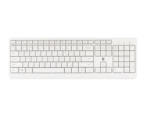 Клавіатура 2Е KS220 White (2E-KS220WW)