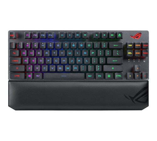 Ігрова клавіатура ASUS ROG Strix Scope RX Red TKL Wireless Deluxe (90MP02J0-BKRA00)