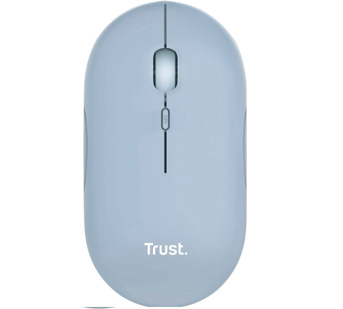 Миша Trust Puck Rechargeable Ultra-Thin BT WL Silent Blue (24126)