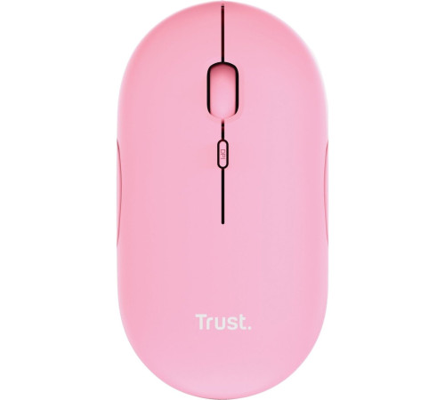 Миша Trust Puck Rechargeable Ultra-Thin BT WL Silent Pink (24125_TRUST)