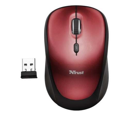 Мышь Trust Yvi WL RED (19522)