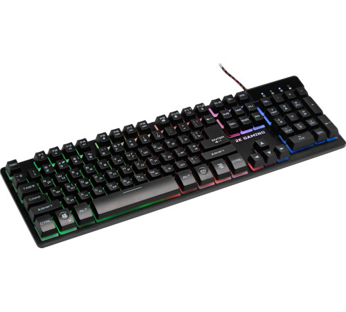 Игровая клавиатура 2E GAMING KG280 LED USB Black Ukr (2E-KG280UB)