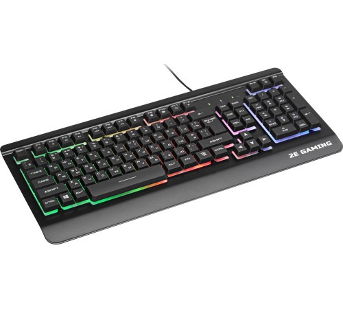 Ігрова клавіатура 2E Gaming KG320 LED USB Black Ukr