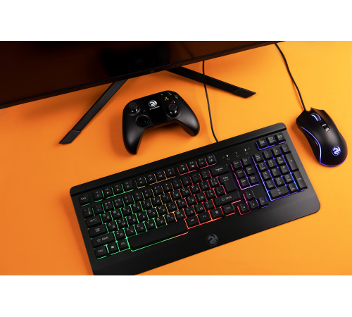 Ігрова клавіатура 2E Gaming KG320 LED USB Black Ukr