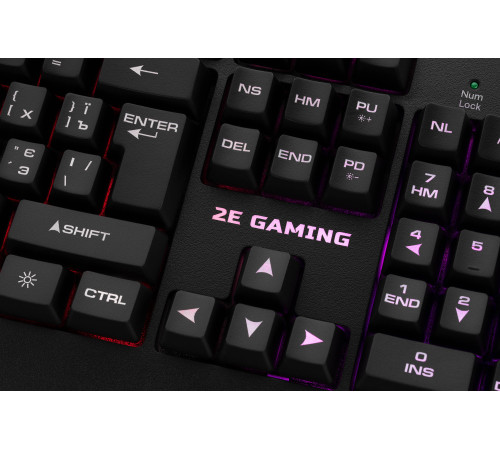 Игровая клавиатура 2E GAMING KG330 LED USB Black Ukr (2E-KG330UBK)