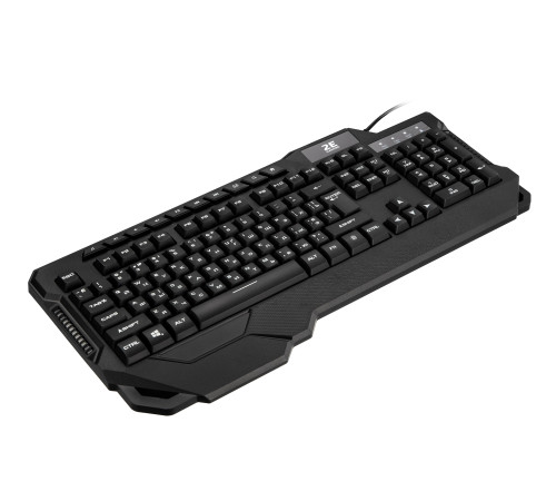 Игровая клавиатура 2E GAMING KG340 LED USB Black Ukr (2E-KG340UBK)
