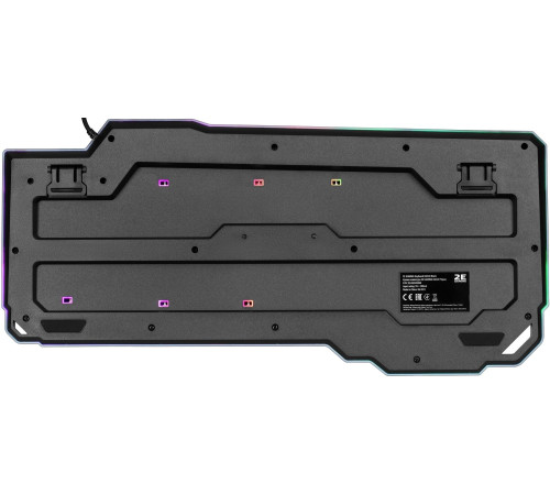 Игровая клавиатура 2E GAMING KG340 LED USB Black Ukr (2E-KG340UBK)