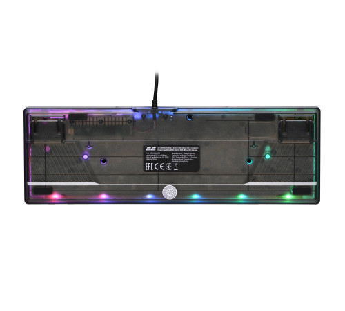 Игровая клавиатура 2E GAMING KG345 RGB 68key USB Transparent (2E-KG345TR)