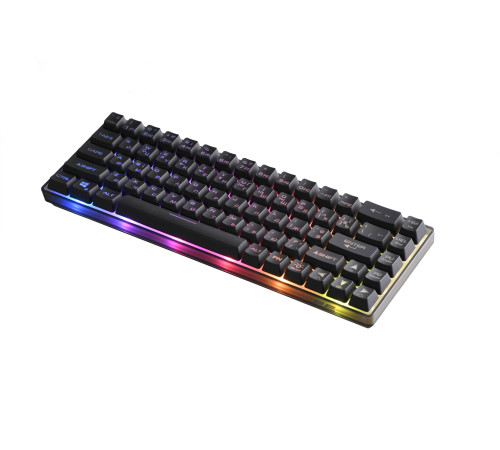 Игровая клавиатура 2E GAMING KG345 RGB 68key USB Transparent (2E-KG345TR)