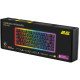 Игровая клавиатура 2E GAMING KG345 RGB 68key USB Transparent (2E-KG345TR)