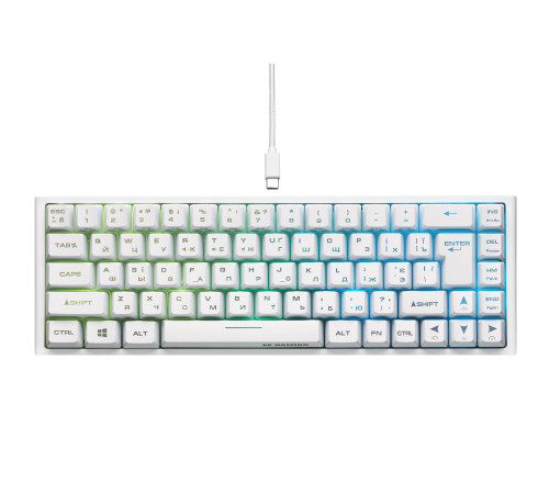 Клавиатура игровая 2E Gaming KG350 RGB White (2E-KG350UWT)