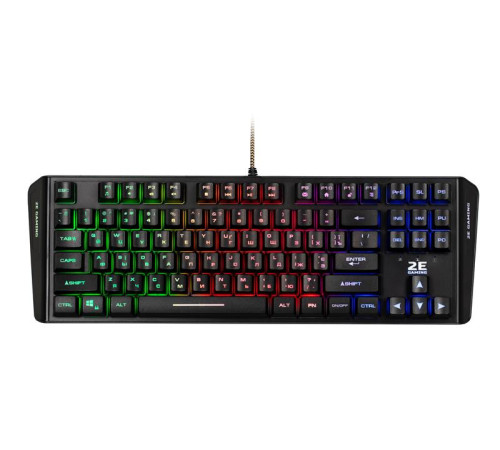 Игровая клавиатура 2E GAMING KG355 LED 87key USB Black Ukr (2E-KG355UBK)