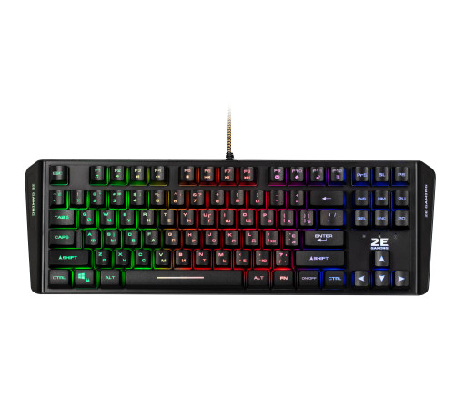 Игровая клавиатура 2E GAMING KG355 LED 87key USB Black Ukr (2E-KG355UBK)