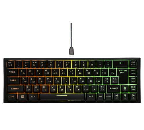 Клавиатура игровая 2E Gaming KG360 RGB WL Black (2E-KG360UBK)
