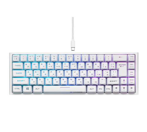 Клавиатура игровая 2E Gaming KG360 RGB WL White (2E-KG360UWT)