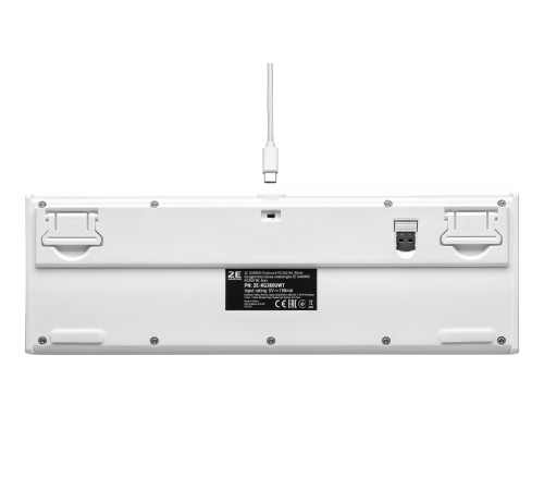 Клавиатура игровая 2E Gaming KG360 RGB WL White (2E-KG360UWT)