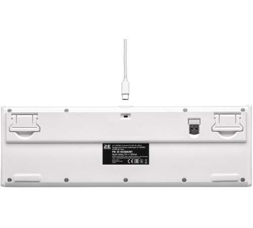 Клавиатура игровая 2E Gaming KG360 RGB WL White (2E-KG360UWT)