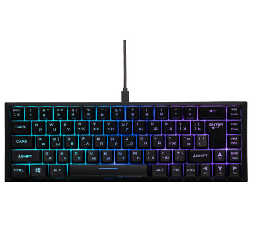 Клавиатура игровая 2E Gaming KG350 RGB Black (2E-KG350UBK)