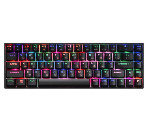 Клавиатура игровая 2E Gaming KG370 RGB Gateron Blue Switch Black (2E-KG370UBK-BL)