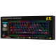 Клавиатура игровая 2E Gaming KG370 RGB Gateron Blue Switch Black (2E-KG370UBK-BL)