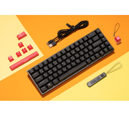 Клавиатура игровая 2E Gaming KG370 RGB Gateron Blue Switch Black (2E-KG370UBK-BL)