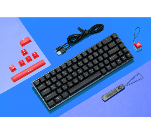 Клавиатура игровая 2E Gaming KG370 RGB Gateron Brown Switch Black (2E-KG370UBK-BR)