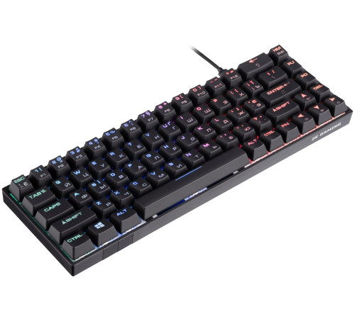 Клавиатура игровая 2E Gaming KG370 RGB Gateron Brown Switch Black (2E-KG370UBK-BR)