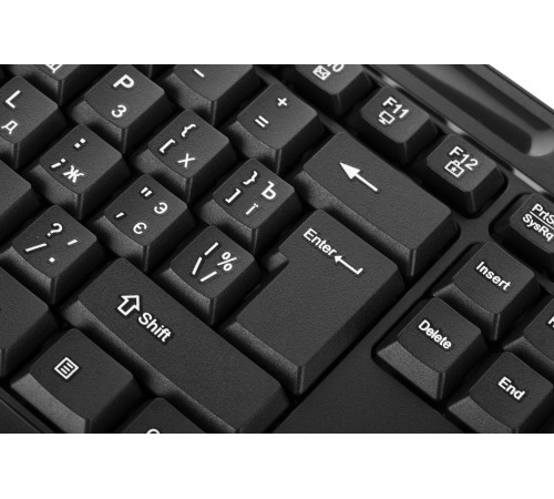 Клавіатура 2E KM1040 USB Black (2E-KM1040UB)