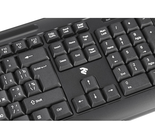 Клавіатура 2E KM1040 USB Black (2E-KM1040UB)