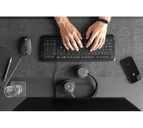 Клавіатура 2E KS120 White backlight USB Black (2E-KS120UB)