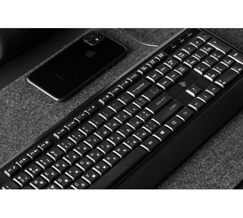 Клавіатура 2Е KS130 USB Black (2E-KS130UB)